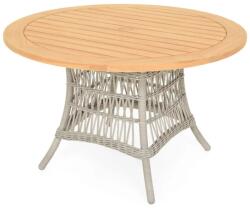  Masa dining rotunda MACKINAC inaltime 75 diametru 122 gri cu natur (HGD27011)