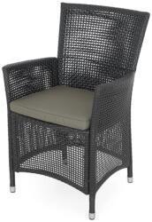  Scaun SAVANA lungime 67 latime 59 inaltime 91 negru cu gri (ARH03102BLK)