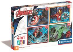 Clementoni Marvel - Bosszúállók 4 az 1-ben puzzle 12,16,20,24 db-os (21525)