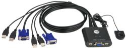 ATEN CS22U 2 port KVM switch (CS22U) - officedepot