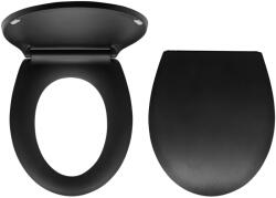 FERRO WC/BLACK - Capac WC, negru mat, duroplast (WC/BLACK)