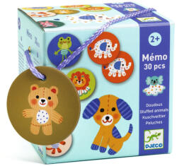 DJECO Gyermekszobai emlékek - Memória játék - Memo Stuffed animals - DJ08264