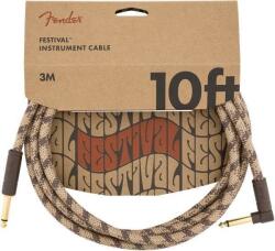 Fender Festival Series Brown 3 m Egyenes - Pipa Hangszerkábel (0990910022)