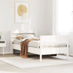 vidaXL fehér tömör fenyőfa ágy matrac nélkül 90 x 200 cm (3306937)