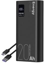 CSOMAG: ME EnergyPulse Powerbank 20000mAh, 22, 5W, fekete (57983119179)