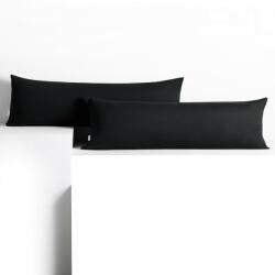 DecoKing Díszpárnahuzat AMBER fekete dzsörzé 40x145 DecoKing