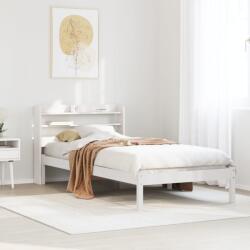 vidaXL fehér tömör fenyőfa ágy matrac nélkül 90 x 200 cm (3306536)