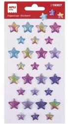 APLI Matrica, domború, APLI Kids "Stickers", tündöklő csillagok (LCA19307) - jatekotthon