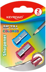 Keyroad Hegyező 1 lyukú fém 2 db/bliszter Keyroad Metal Colourful vegyes színek (KR971864) - haztartasibolt