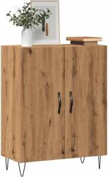 vidaXL kézműves tölgy színű szerelt fa tálalószekrény 69, 5x34x90 cm (857178) - vidaxl