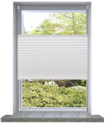 vidaXL Plisse Roló 110 x 150 cm Fehér Redős Roló (240615) - vidaxl