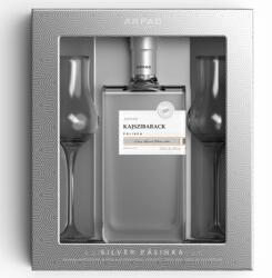 Árpád Pálinka Árpád Silver Kajszibarack Pálinka (Exkluzív Díszdoboz 2db Tulipán Pohárral) [0, 5L|40%] - diszkontital