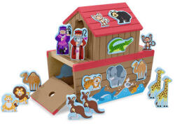 Melissa & Doug Fa Készségfejlesztő játék - Noé bárkája formaegyeztető (3786)