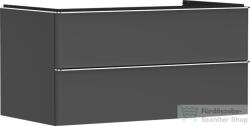Hansgrohe XELU Q 98x57 cm-es 2 fiókos fali szekrény pulthoz, króm fogantyúval, matt gyémántszürke 54079000 (54079000)
