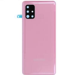 Samsung A515 Galaxy A51 (hátlap) akkufedél kamera lencsével és ragasztóval rózsaszín gyári