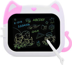 AGA Tabletă de desen 10" - Aga4Kids DS1304 - Pisică roz (K18743)