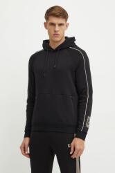 Giorgio Armani pamut melegítőfelső fekete, férfi, sima, kapucnis, PJZJZ. 6DPM21 - fekete XL