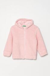Benetton gyerek felső rózsaszín, sima, kapucnis, 31VZG502C - rózsaszín 90