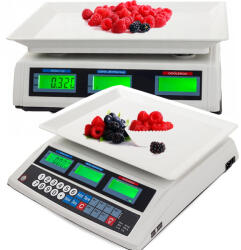 Malatec Digitális konyhai mérleg LCD kijelzővel, max 30kg, 7 memória, kültéren is használható