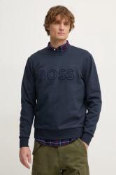 HUGO BOSS pamut melegítőfelső sötétkék, férfi, nyomott mintás, 50524360 - sötétkék XXL