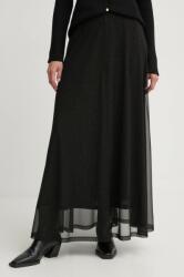 Bruuns Bazaar szoknya fekete, maxi, harang alakú, BBW4253 - fekete 36