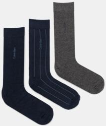 Calvin Klein zokni 3 pár lila, férfi, 701230087 - lila Univerzális méret