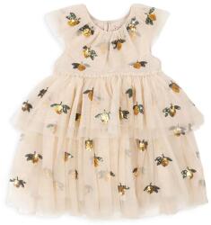 Konges Sløjd gyerek ruha YVONNE FAIRY DRESS bézs, mini, harang alakú, KS102156 - bézs 92 - answear - 34 990 Ft
