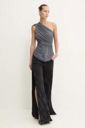Y/Project farmer EVERGREEN HOOK AND EYE SLIM JEANS női, magas derekú, 107PA002 - fekete 26