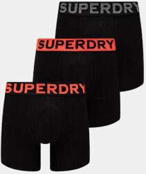 Superdry boxeralsó 3 db fekete, férfi, M3110452A-13A - fekete XL