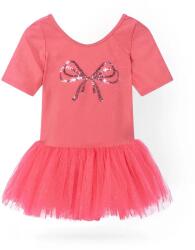 Konges Sløjd gyerek ruha BALLERINA SEQUIN DRESS rózsaszín, mini, harang alakú, KS101886 - rózsaszín 86