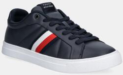 Tommy Hilfiger sportcipő ICON COURT LTH STRIPES sötétkék, FM0FM05163 - sötétkék Férfi 43