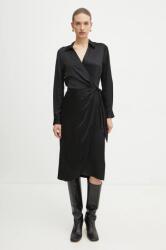 GUESS ruha CLARA fekete, midi, harang alakú, W4BK35 WGS70 - fekete S