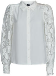 VERO MODA Cămăși și Bluze Femei VMCABENA L/S SHIRT WVN BTQ Vero Moda Alb EU M