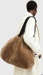 AllSaints Кожена чанта с две лица AllSaints IZZY SHEARLING (W056XB) - answear - 469,20 лв