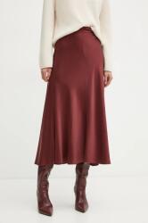 Forte Forte selyem szoknya piros, maxi, harang alakú, 9919_my skirt - piros 36
