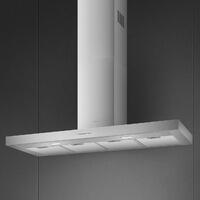 Smeg DESIGN PÁRAELSZÍVÓ, Universale design, "T" forma, 120 cm, 4 db LED, inox (KBT1200XE)