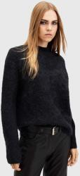 AllSaints gyapjú pulóver VORTEX JUMPER meleg, női, fekete, W032KB - fekete S