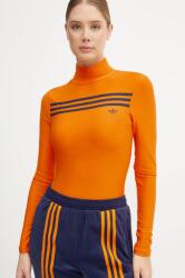 Adidas hosszú ujjú női, félgarbó nyakú, narancssárga, JN8313 - narancssárga XS