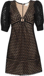 Michael Kors Rochii scurte Femei GEO EYELET MINI DRESS MICHAEL Michael Kors Negru T2