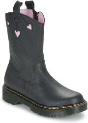 Dr. Martens Ghete Fete Bex Heart P-O Boot J Black Classic Nappa Dr. Martens Negru 28