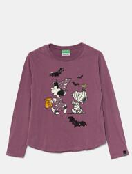 Benetton gyerek pamut hosszú ujjú felső lila, 3VR5C10OQ - lila 140