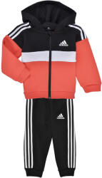 adidas Compleuri copii Băieți Tiberio 3-Stripes Colorblock Fleece Track Suit adidas Negru 2 / 3 ani