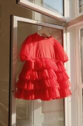 Konges Sløjd gyerek ruha FAY DRESS GRS piros, mini, harang alakú, KS101971 - piros 80