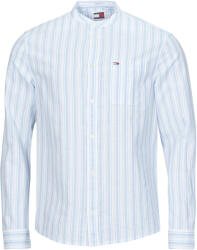 Tommy Hilfiger Cămăsi mânecă lungă Bărbați TJM MAO STRIPE LINEN BLEND SHIRT Tommy Jeans Multicolor EU XL