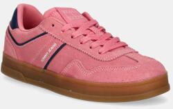 Tommy Hilfiger velúr sportcipő THE GREENWICH SUEDE rózsaszín, EN0EN02696 - rózsaszín Női 38