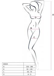 Passion Woman Bodystockings Passion Woman harisnyaoverall 024 - fehér