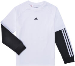 Adidas Tricouri cu mânecă lungă Băieți Street Jam 2-in-1 Long Sleeve Long-Sleeve Top adidas Alb 7 / 8 ani