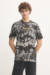 Superdry pamut póló férfi, mintás, M1012034A-D7X - fekete S