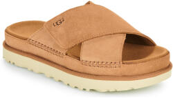 UGG Șlapi Femei GOLDENSTAR CROSS SLIDE UGG Maro 40