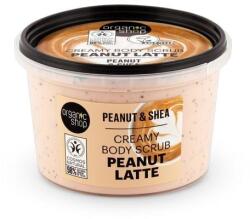 Organic Shop Bio Krémes testradír Peanut Latte - mogyoróval és shea vajjal 250 ml